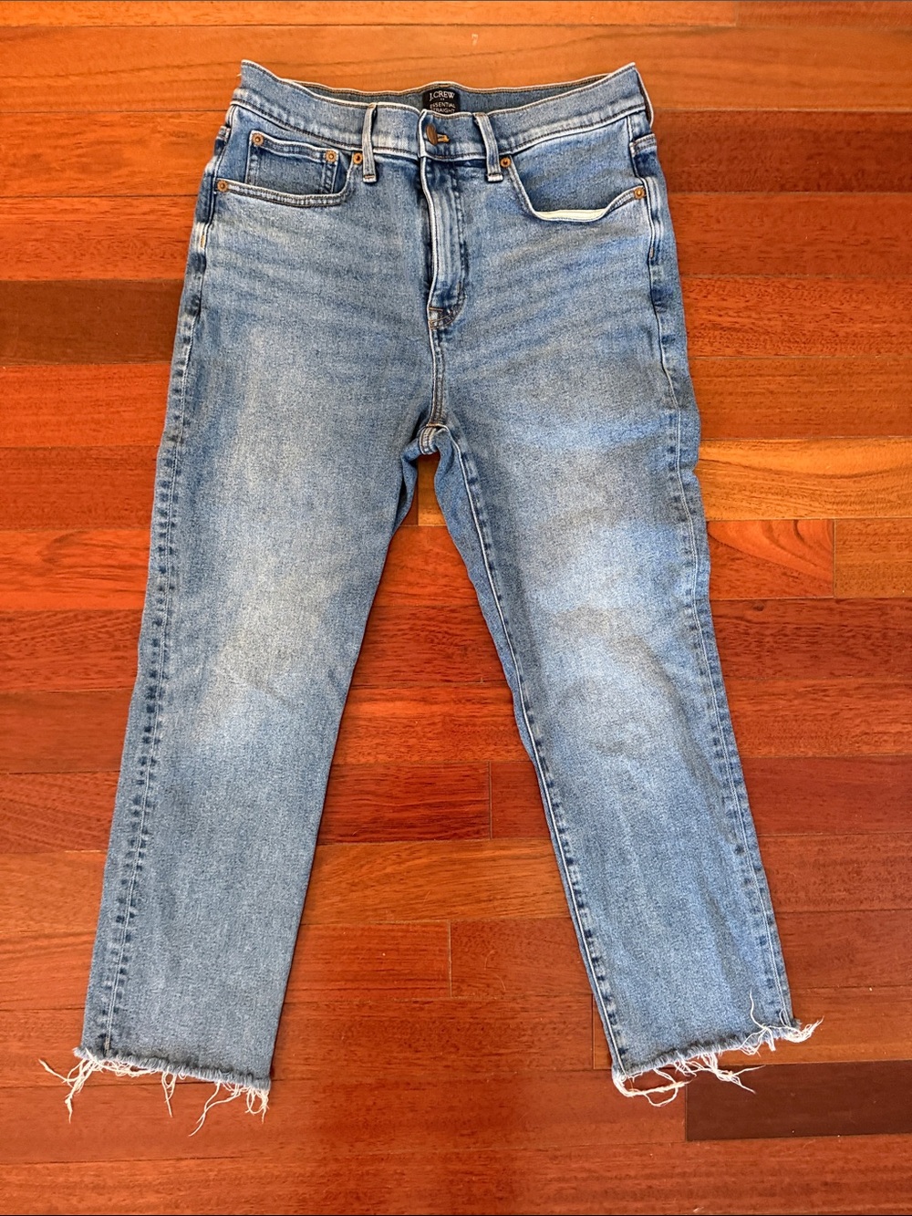 J Crew Factory Essential Straight Light Blue Women’s Jeans Size 29